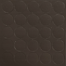 ZAŚLEPKI MEBLOWE MASKUJĄCE DO KONFIRMATÓW SAMOPRZYLEPNE FI 14 mm CZEKOLADOWY - CIEMNY BRĄZ 25 SZT